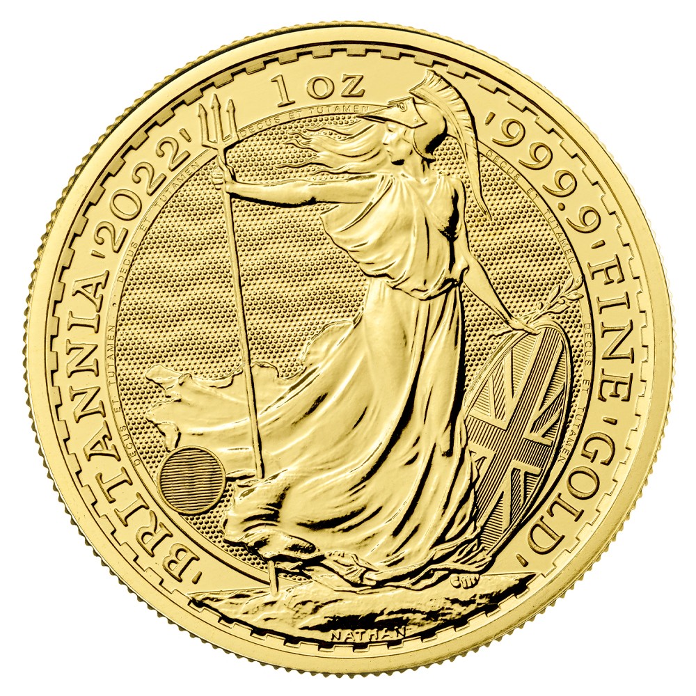 2022 1oz Britannia Gold Coin in Blister | The Royal Mint