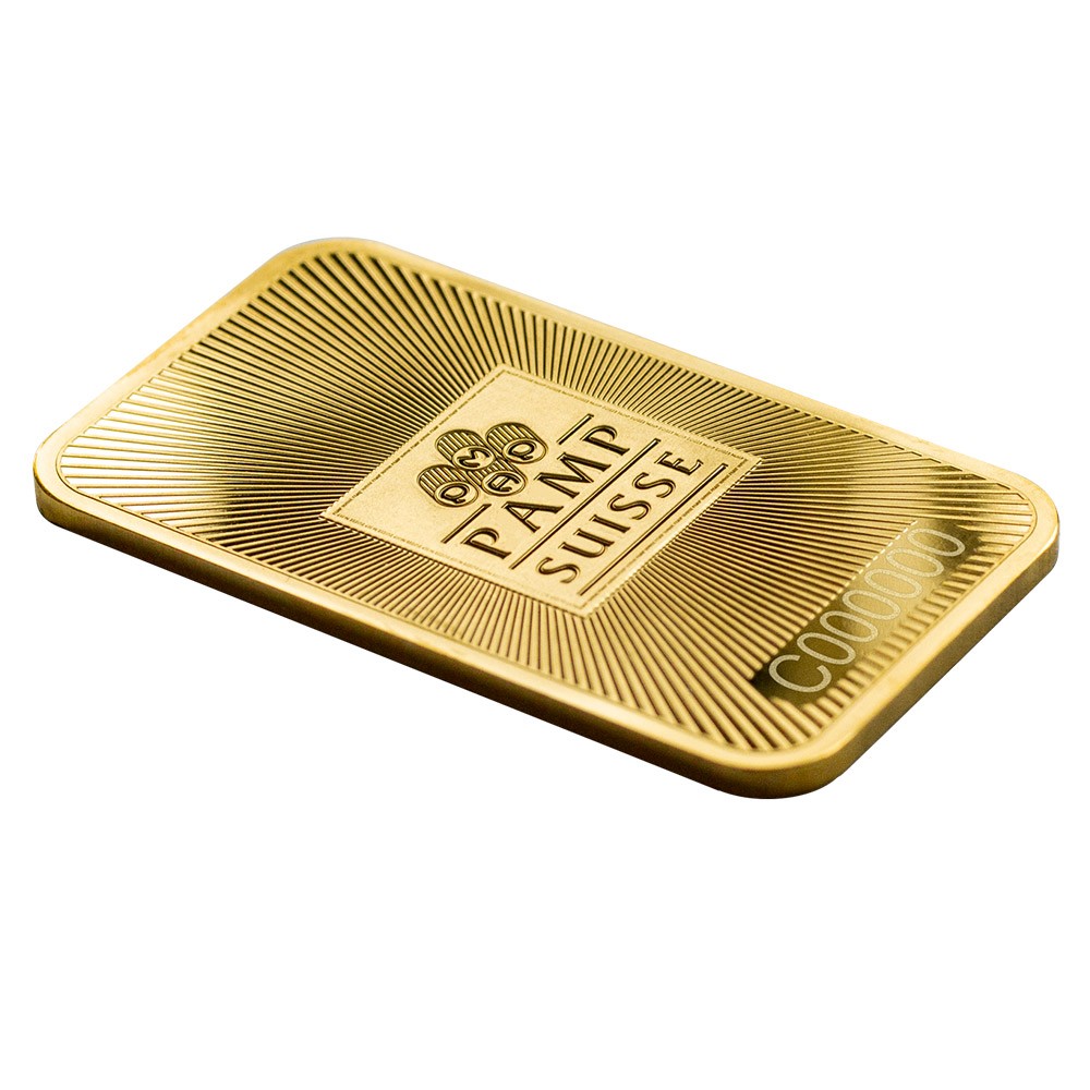 1oz Gold Minted Bar In Certicard | PAMP Suisse 