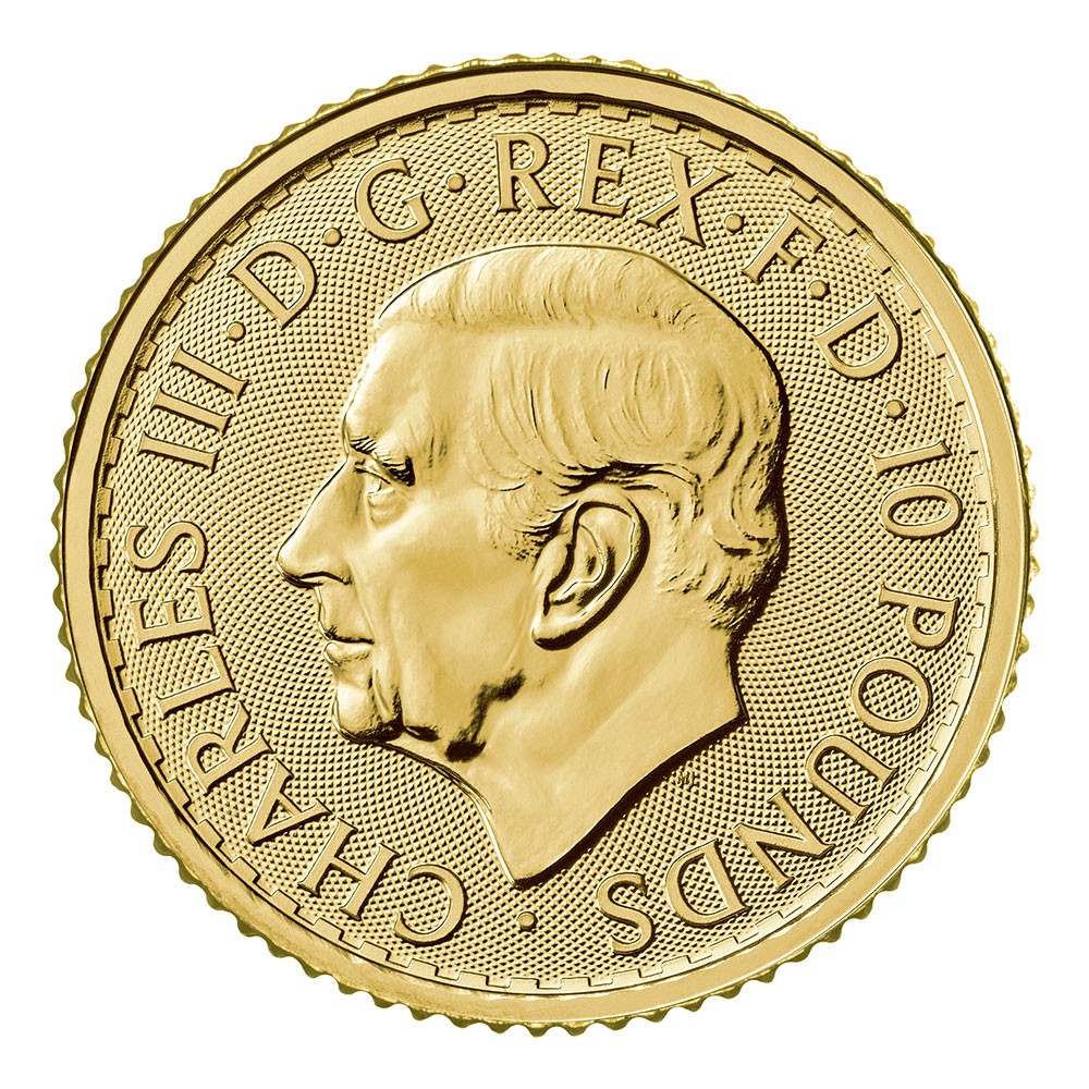 2024 1/10oz Gold Britannia Coin | The Royal Mint 