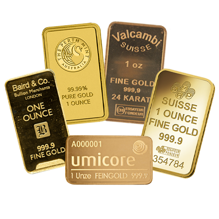1 Ounce Gold Bars | Investment Market