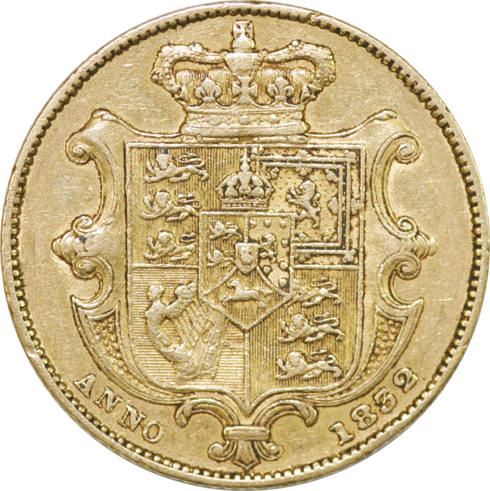 William IV Gold Sovereign