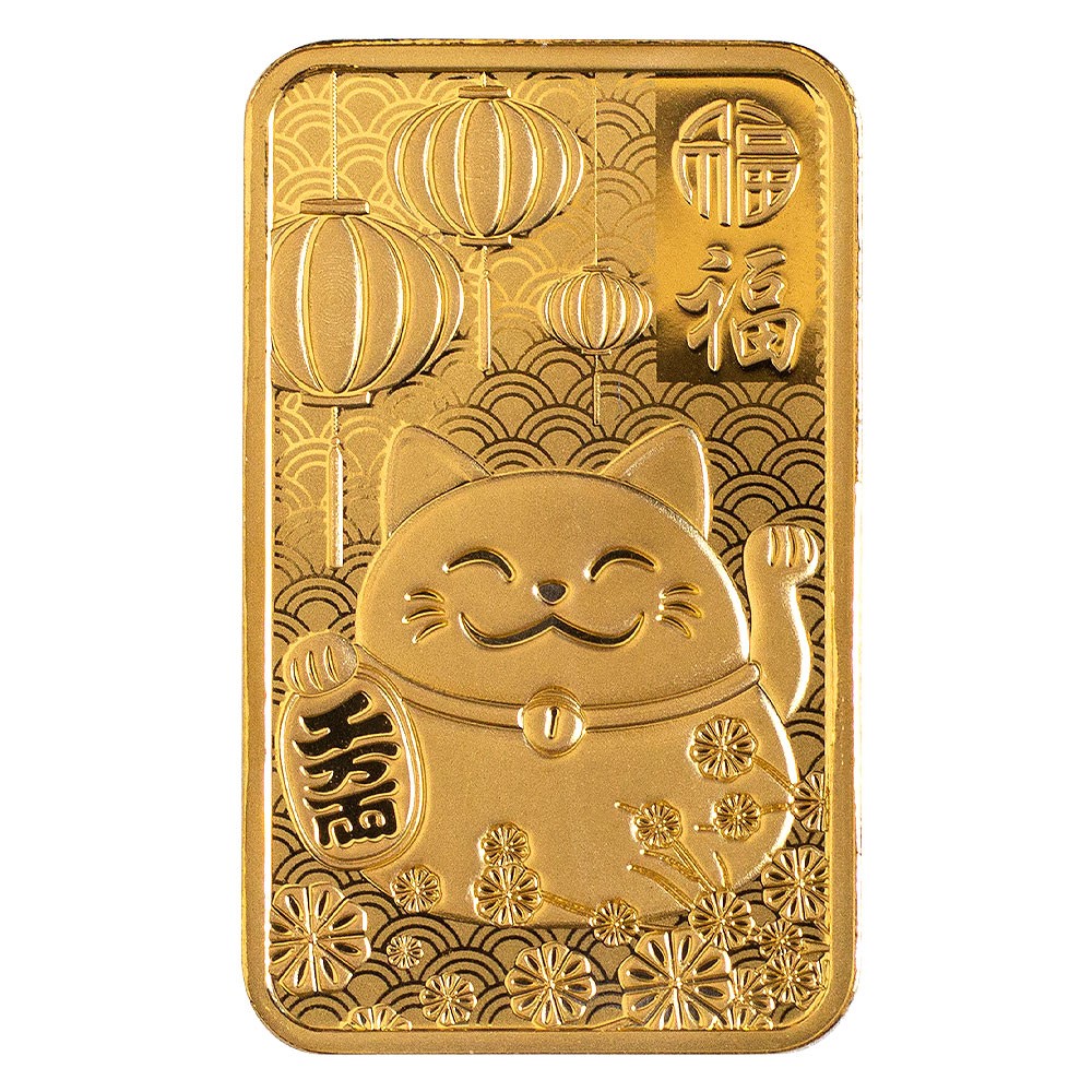 2023 5g Good Luck in the New Year Gold Bar in Blister | PAMP Suisse