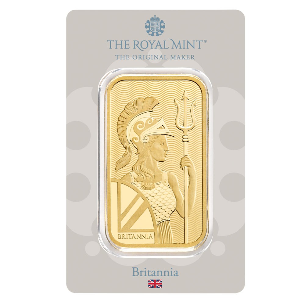 50g Britannia Gold Bar | The Royal Mint