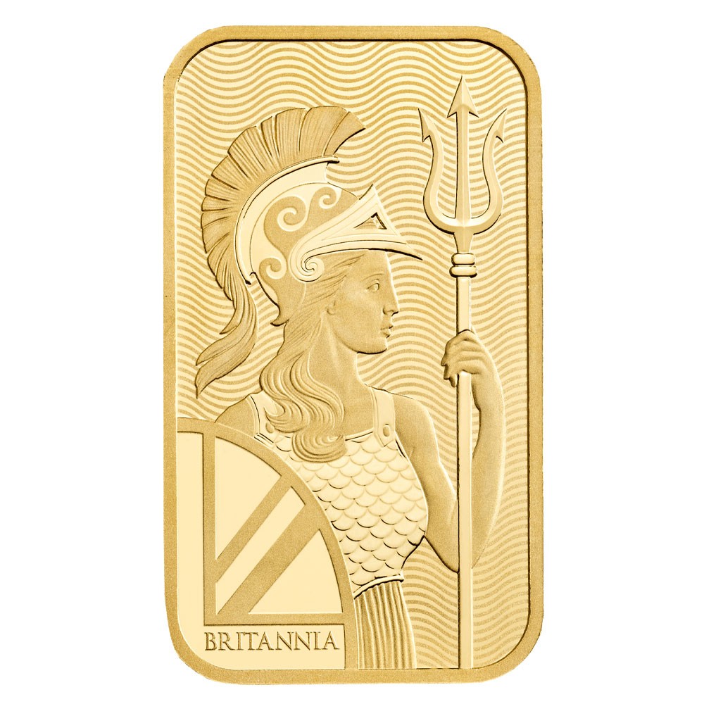 100g Britannia Gold Bar | The Royal Mint