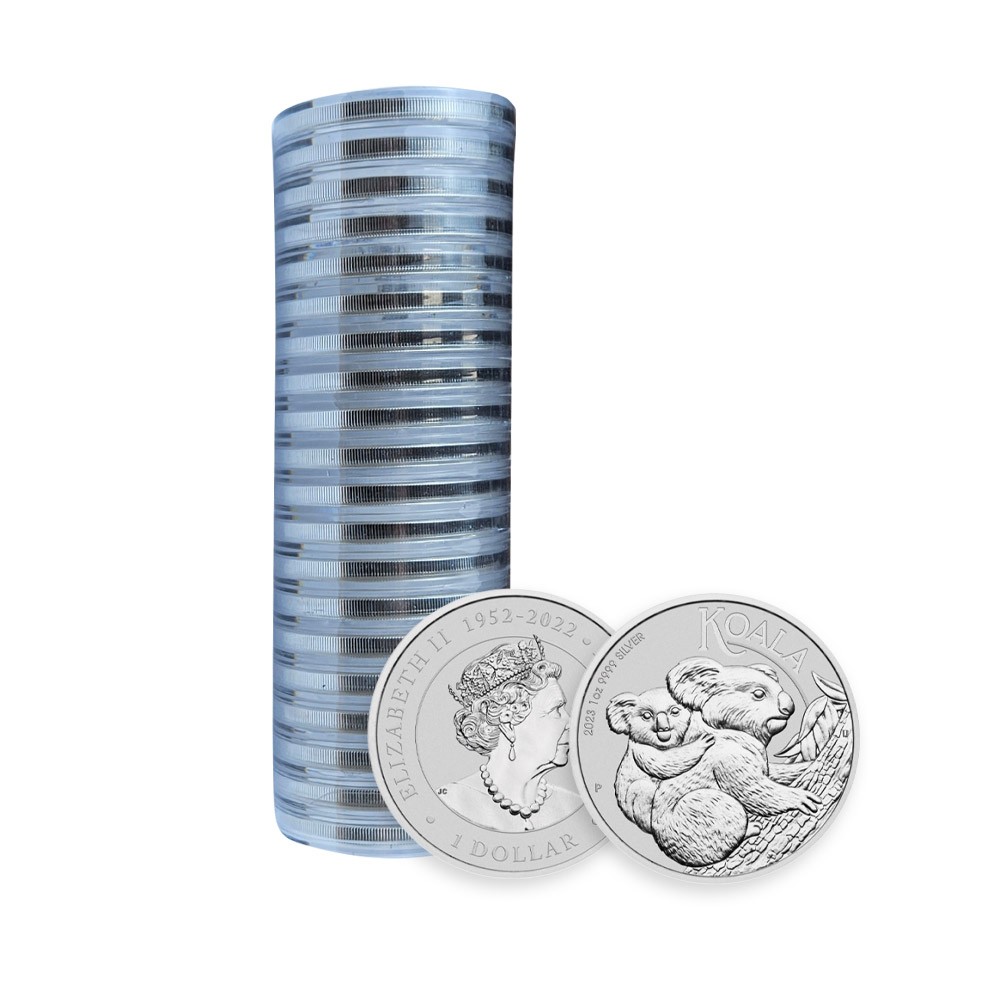  2023 1oz Silver Koala x 20 Coins in Sleeve | The Perth Mint
