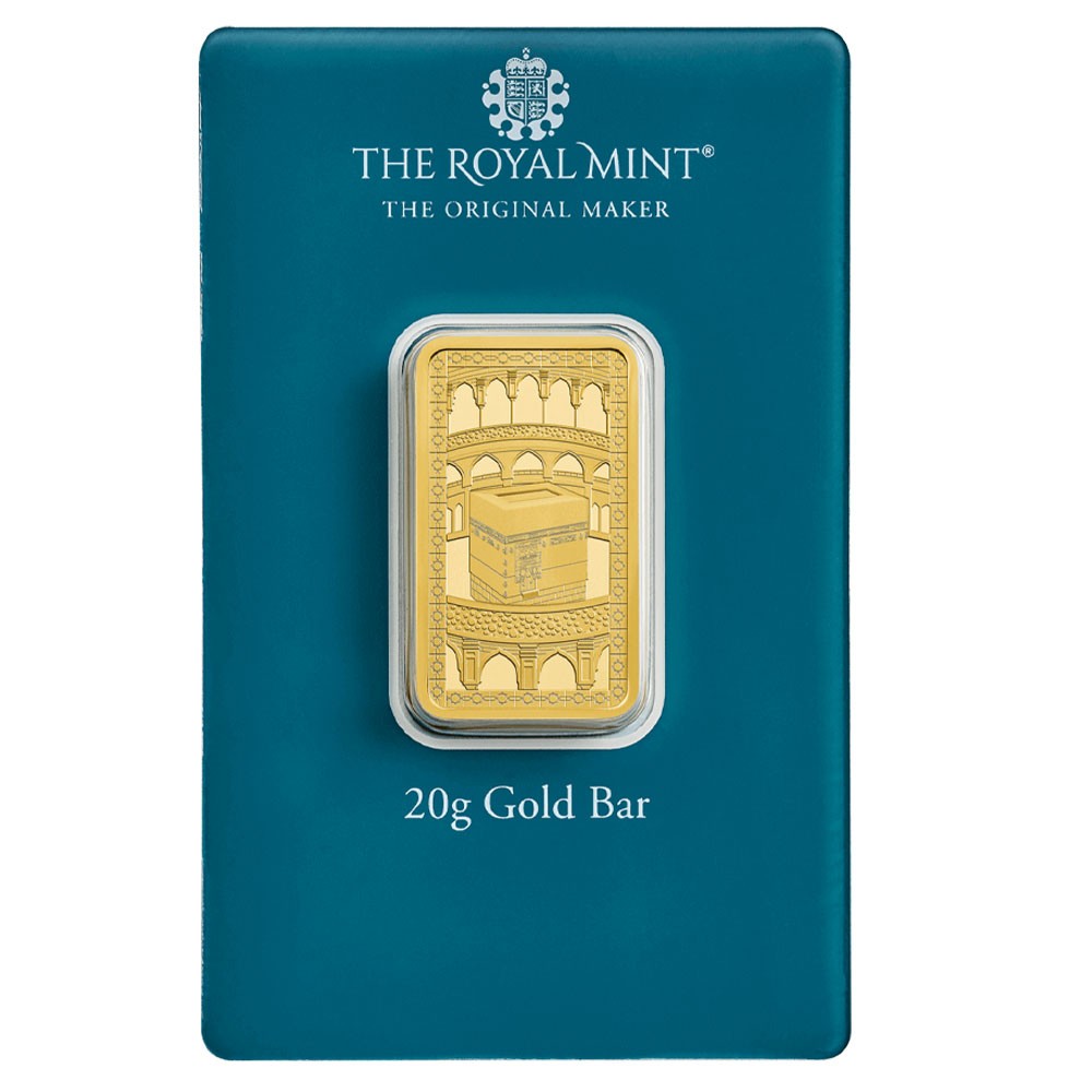 20g Kaaba Gold Bullion Bar | The Royal Mint