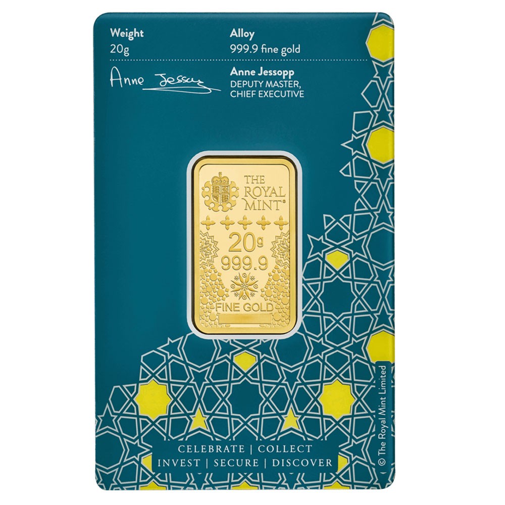 20g Kaaba Gold Bullion Bar | The Royal Mint