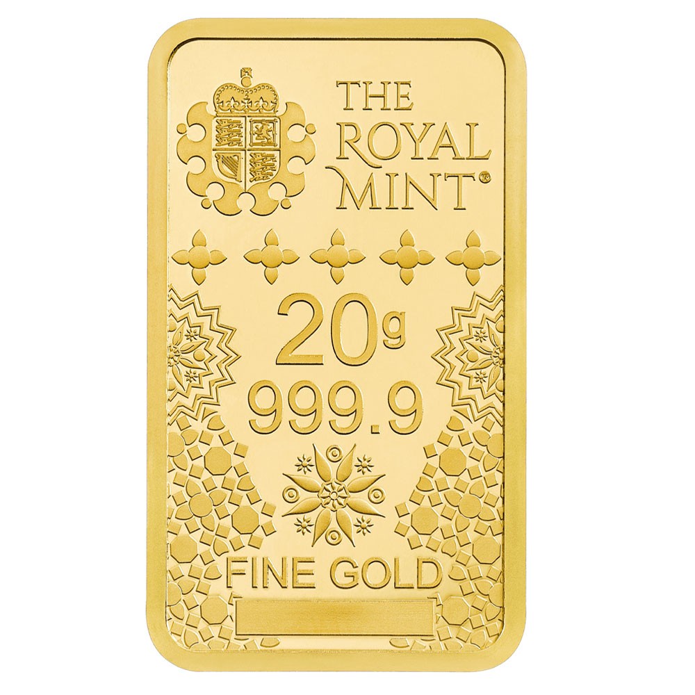 20g Kaaba Gold Bullion Bar | The Royal Mint