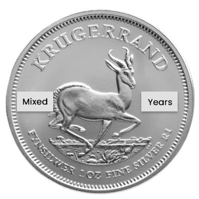 1oz Silver Krugerrand (Mixed Years)