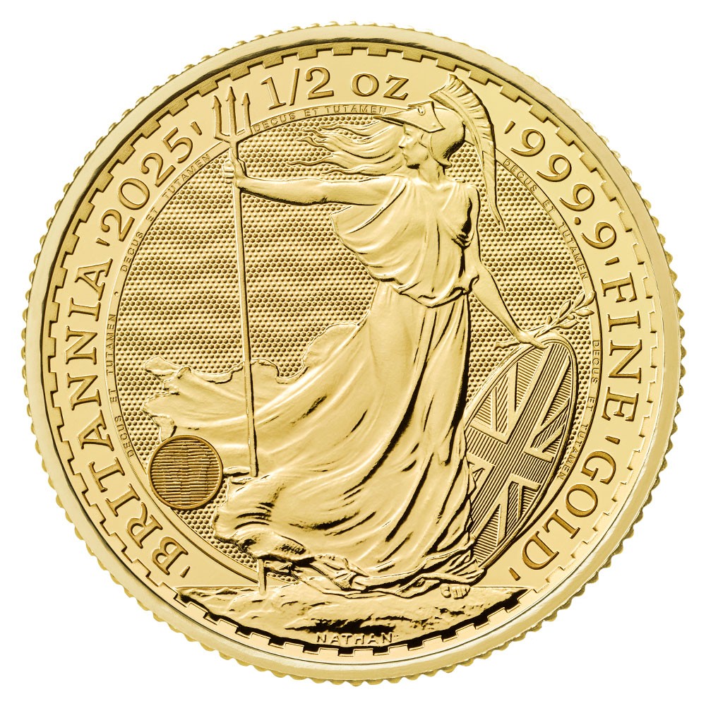 2025 1/2oz Gold Britannia Coin | The Royal Mint