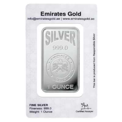 5 x 1oz Lakshmi Pure (999.0) Silver Bars | Emirates