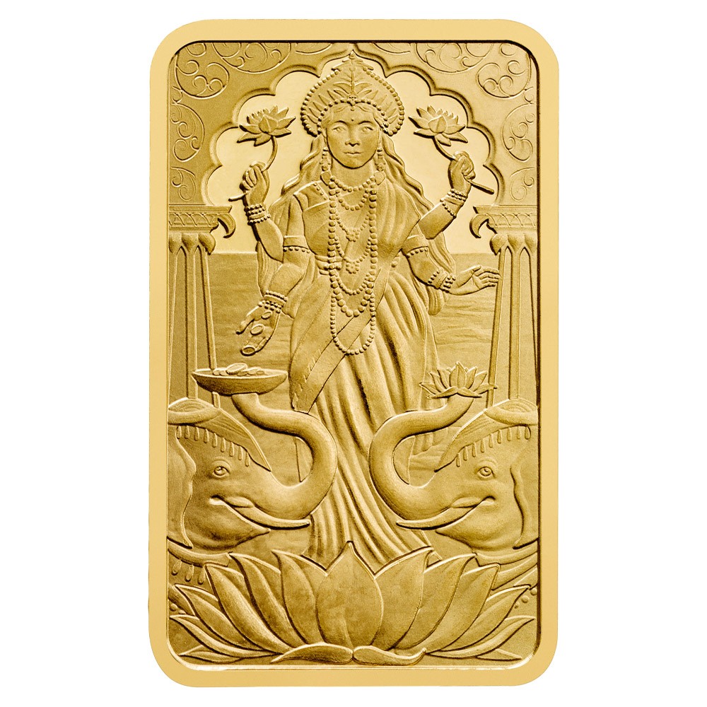  5g Lakshmi Gold Minted Bar | The Royal Mint