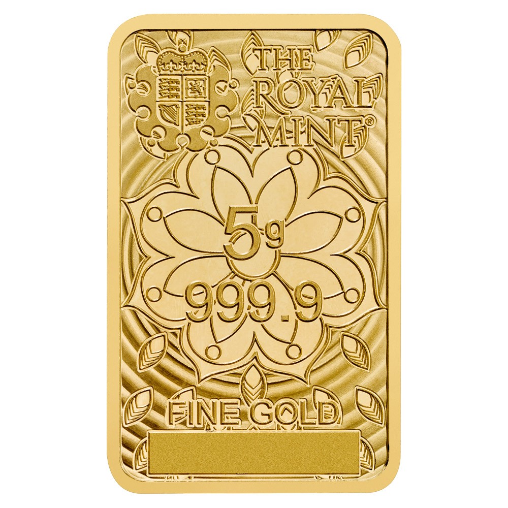  5g Lakshmi Gold Minted Bar | The Royal Mint