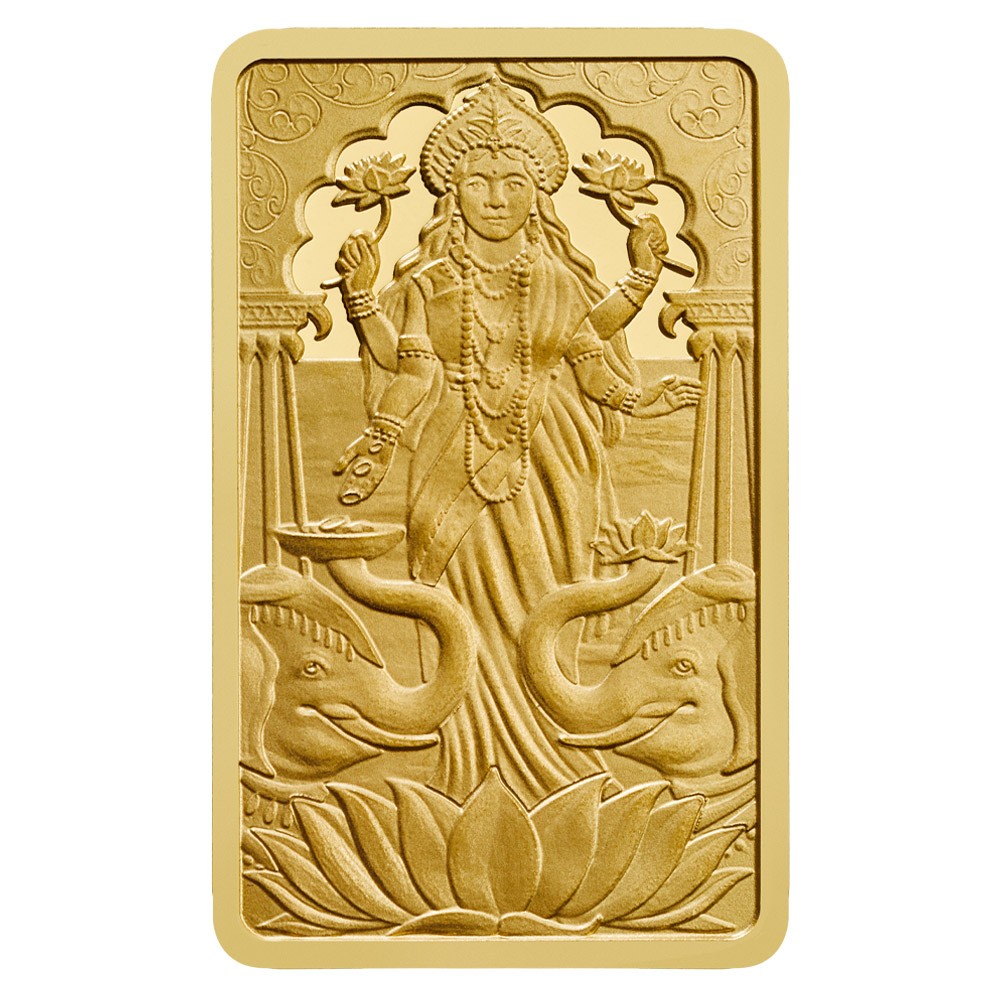 1g Lakshmi Gold Minted Bar | The Royal Mint