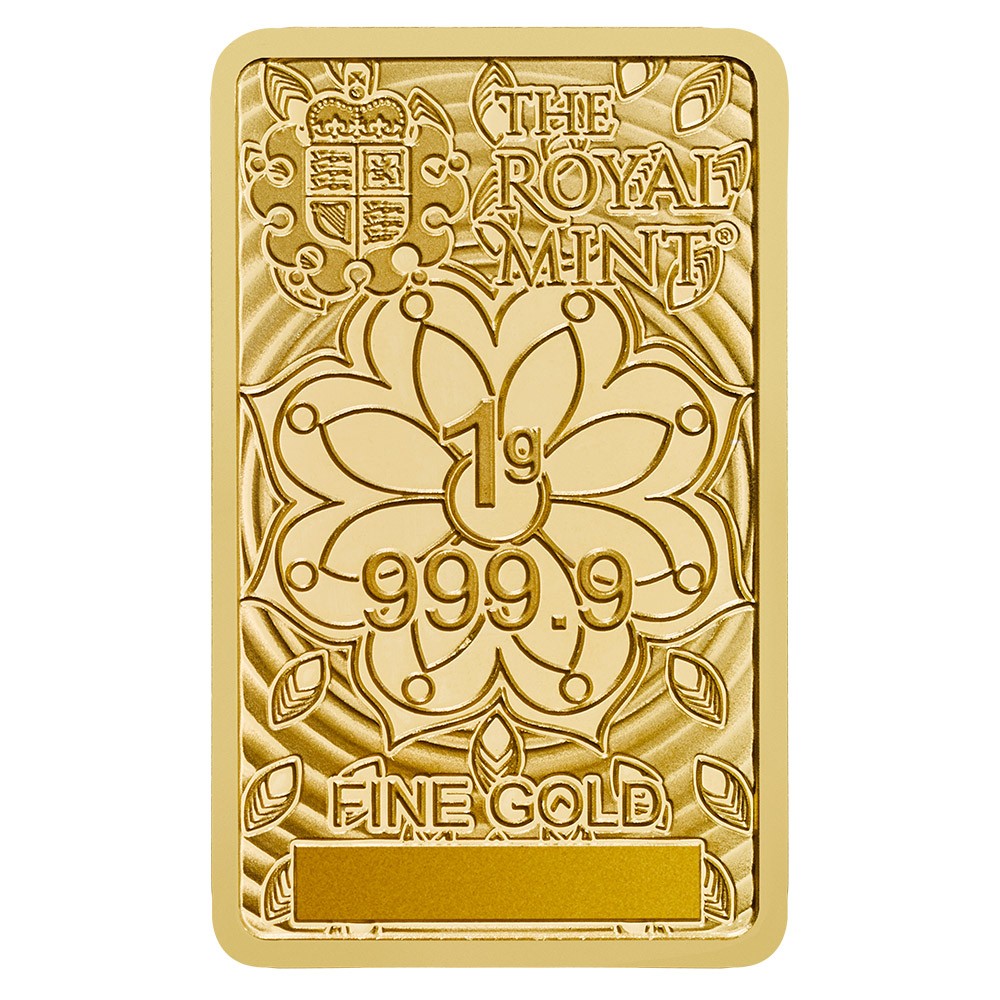 1g Lakshmi Gold Minted Bar | The Royal Mint