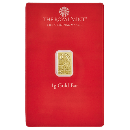 1g Lakshmi Gold Minted Bar | The Royal Mint