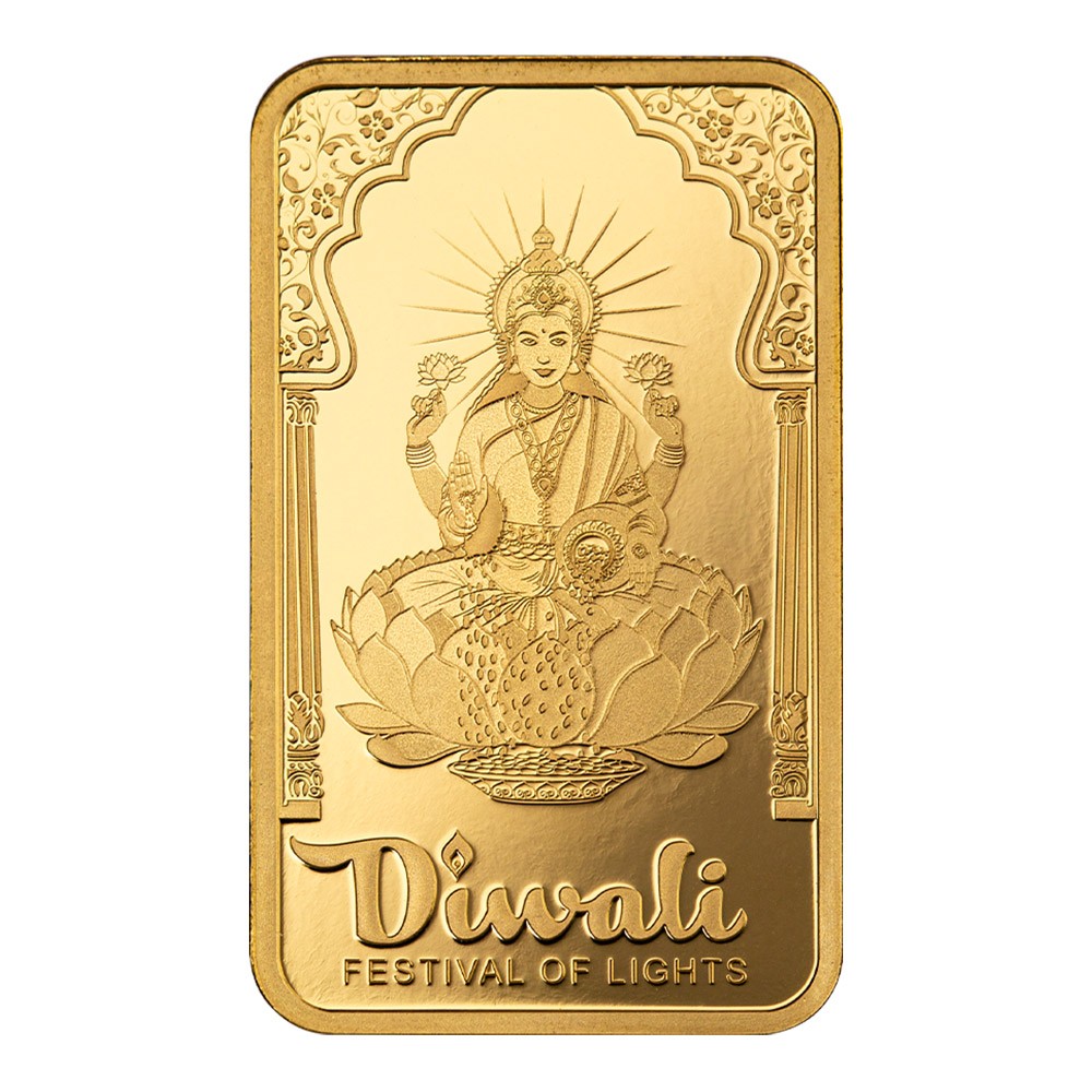 Lakshmi 5g Pure Gold Bar - Diwali | PAMP Suisse