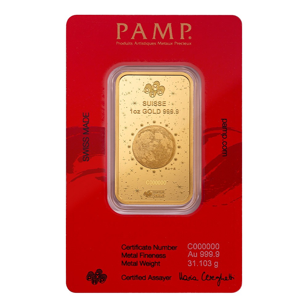 2025 1oz Legend of the White Snake Gold Bar I PAMP Suisse