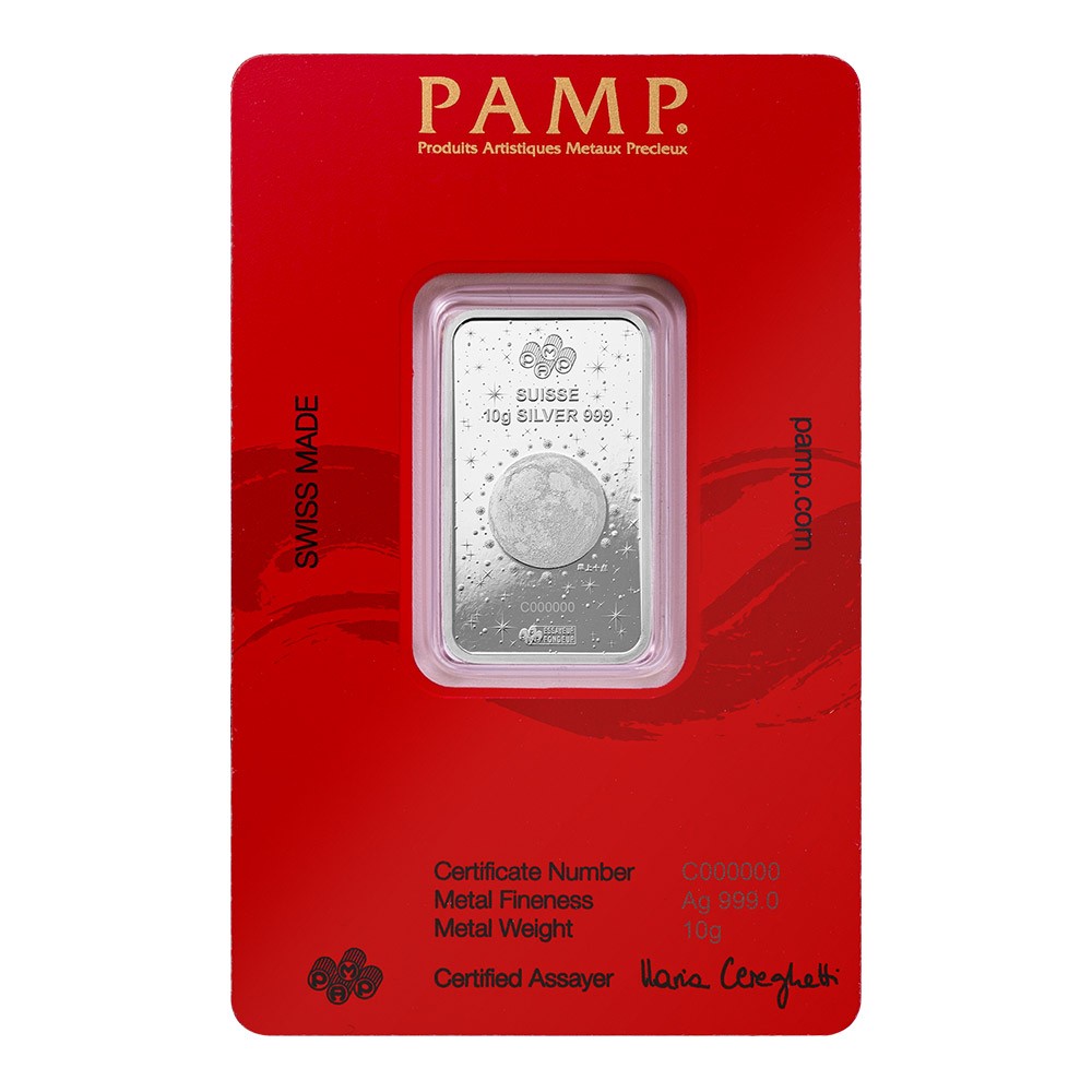 2025 10g Year of the White Snake Silver Bar I PAMP Suisse