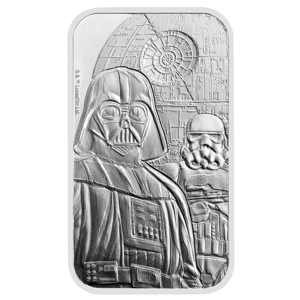 1oz Star Wars Dark Side Silver Minted Bar | The Royal Mint