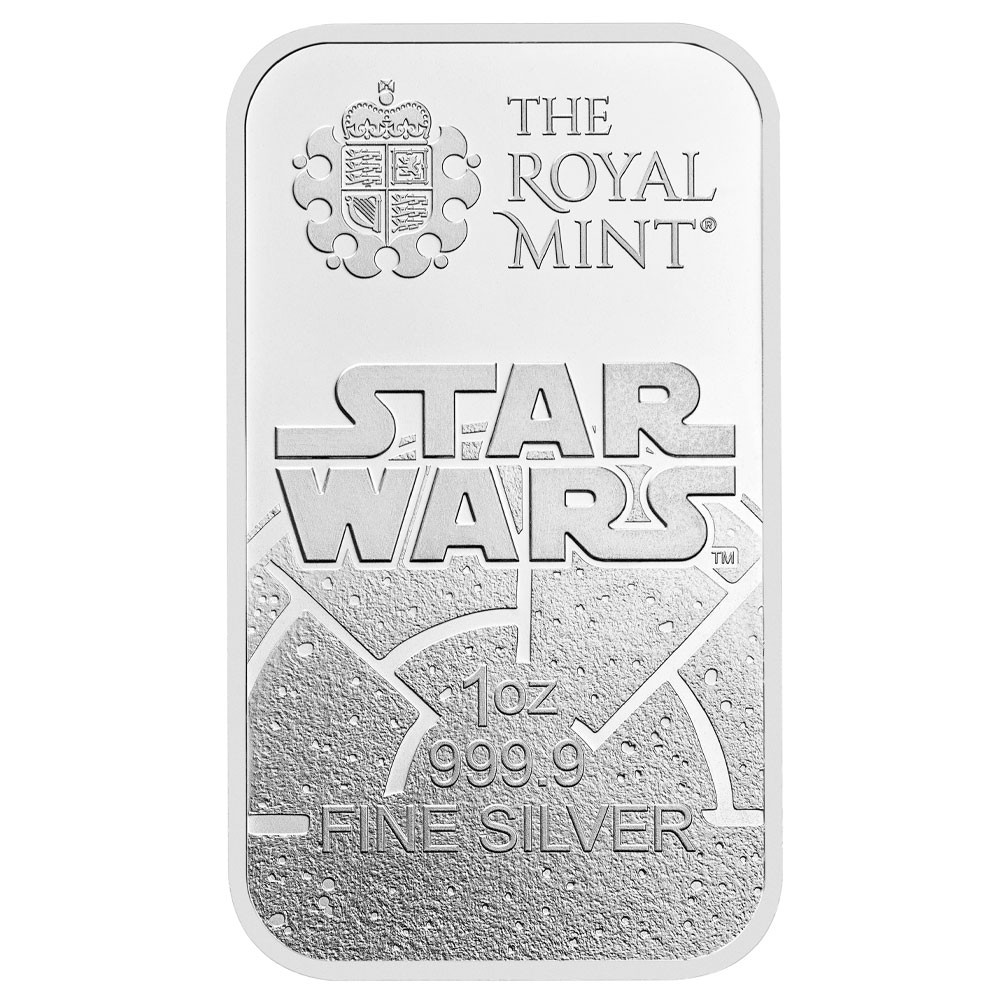 1oz Star Wars Dark Side Silver Minted Bar | The Royal Mint