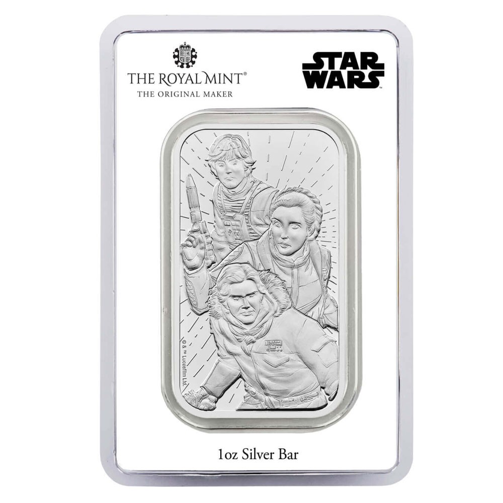 1oz Star Wars Light Side Silver Minted Bar | The Royal Mint