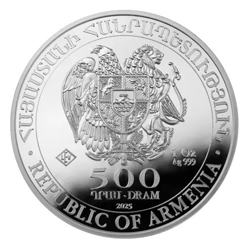 2025 1oz Armenian Noah's Ark Silver Coin