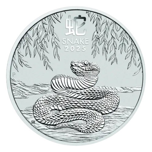 2025 1oz Year of the Snake Coin I Australian Lunar Series III I The Perth Mint