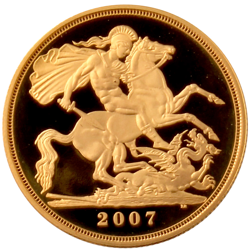 £5 2007 Gold Proof Sovereign