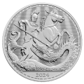 2024 1oz St George and the Dragon Silver Coin | The Royal Mint 