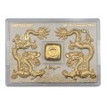 1oz Gold Dragon Cast Bar In Case | Metalor Singapore